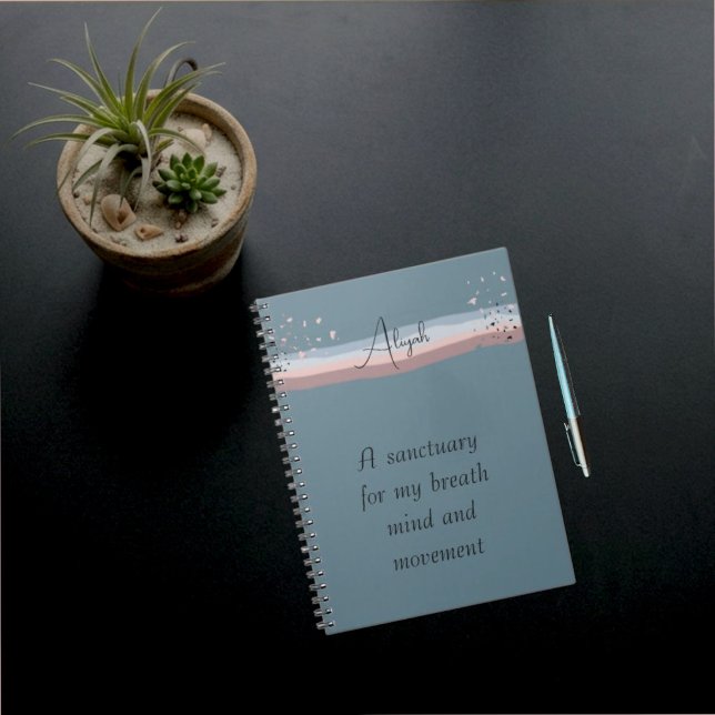 Journal de méditation personnalisé minimaliste ble (Créateur téléchargé)