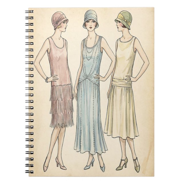 Journal de mode Flapper des années 1920 — Couvertu (Devant)