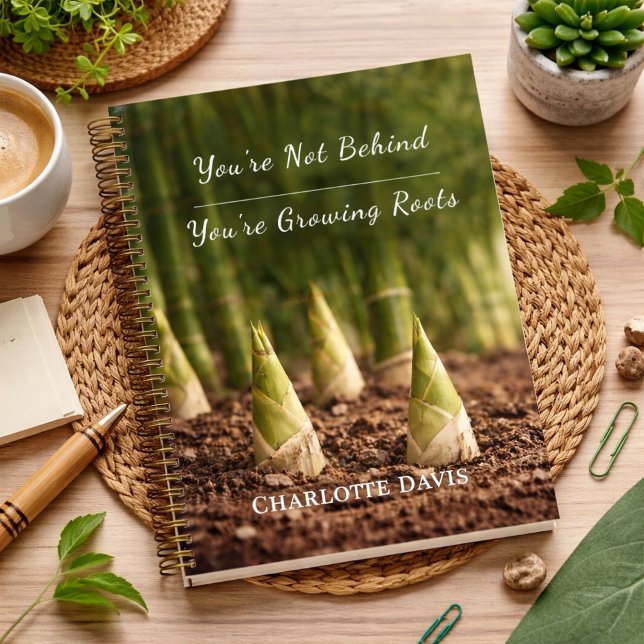 Journal de motivation en bambou pour femme d'affai (Créateur téléchargé)