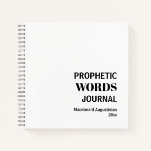 Journal de mots prophétiques simples