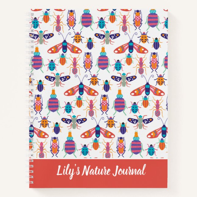 Journal de nature pour enfants Insectes Bestioles (Devant)