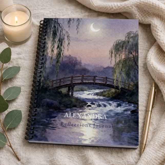 Journal de nom personnalisé | Cahier de réflexions (Créateur téléchargé)
