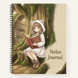 Journal de notes de fille de la forêt fantastique