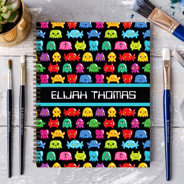 Journal de notes de monstre de joueur Nerd (Créateur téléchargé)