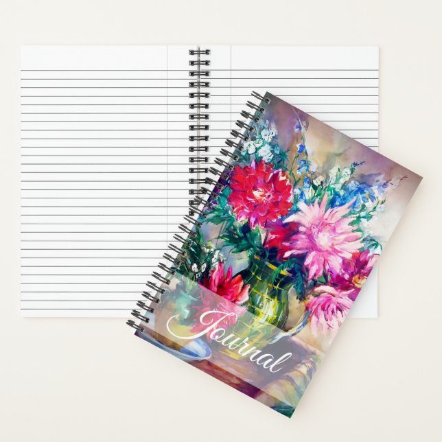 Journal de peinture florale (À l'intérieur)