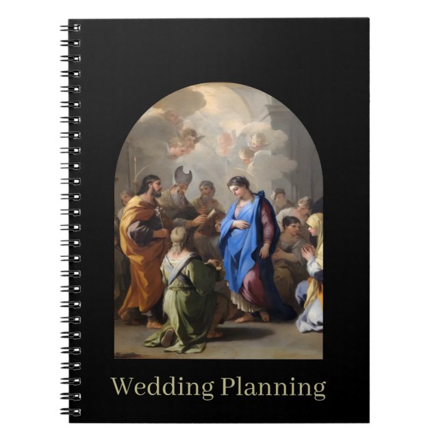 Journal de planification de mariage catholique de  (Devant)