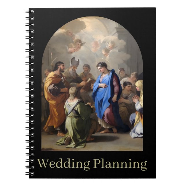 Journal de planification de mariage catholique de  (Devant)
