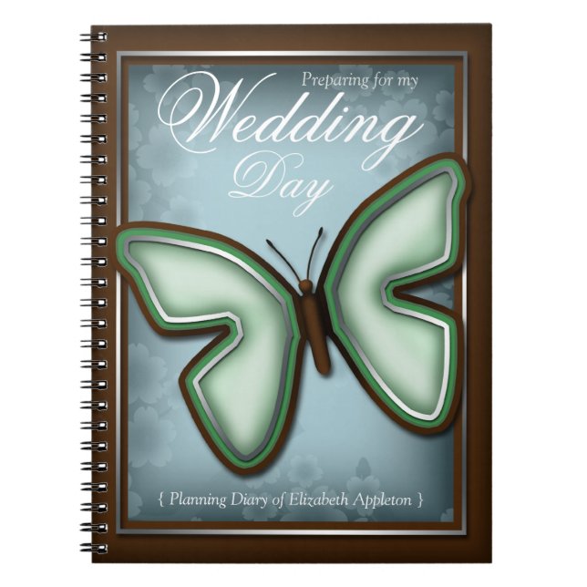 Journal de planification du Mariage de papillon ve (Devant)