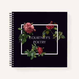 Journal de poésie Roses Vintages