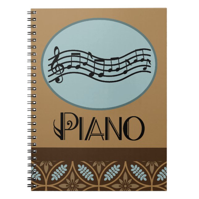 Journal de pratique en matière de leçon de piano (Devant)