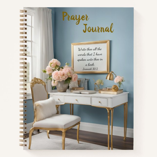 Journal de prière à couverture rigide Jérémie 30:2 (Devant)