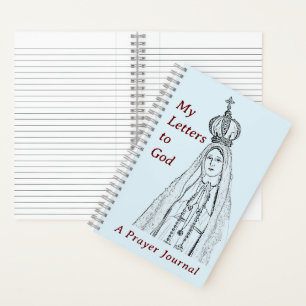 Journal de prière à spirales Notre-Dame de Fatima