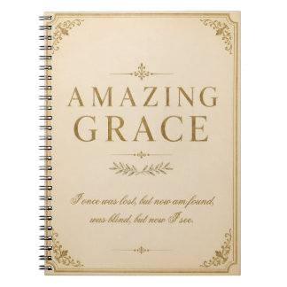 Journal de prière Amazing Grace | Vintage chrétien