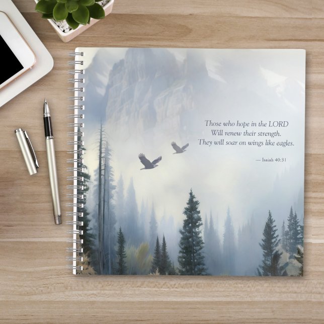 Journal de prière aux ailes comme les aigles Esaïe (Créateur téléchargé)