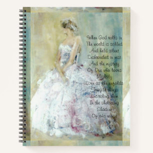 Journal de prière avec peinture figurative
