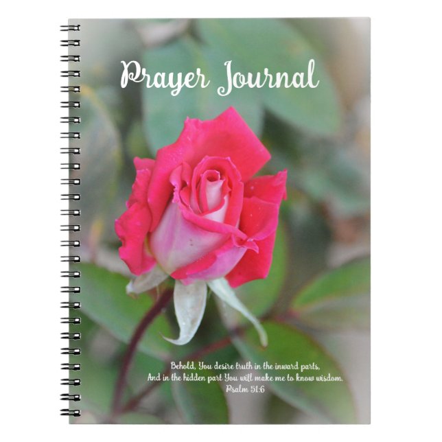 Journal de prière avec Rose et Écritures (Devant)