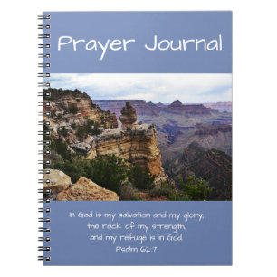 Journal de prière Bible Verse Grand Canyon Vue