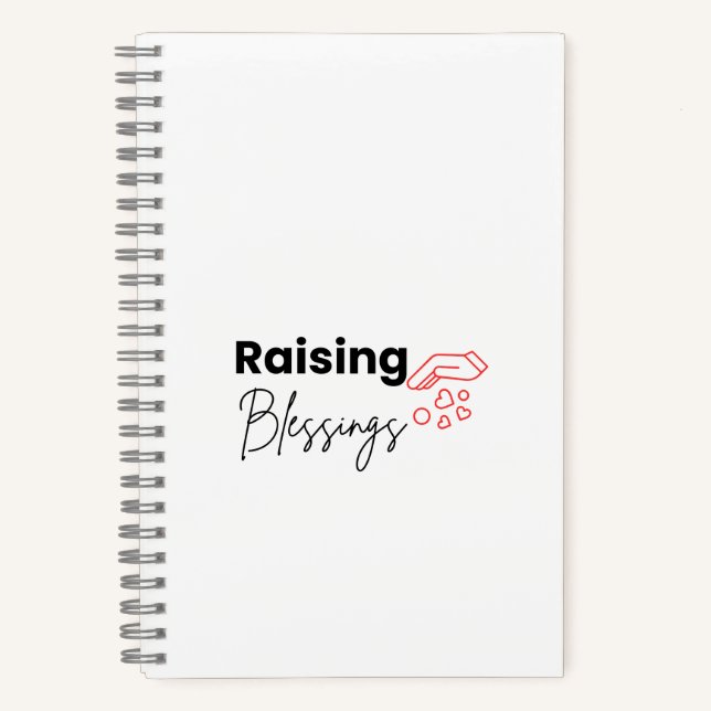 Journal de prière chrétien Raising Blessings (Recto)