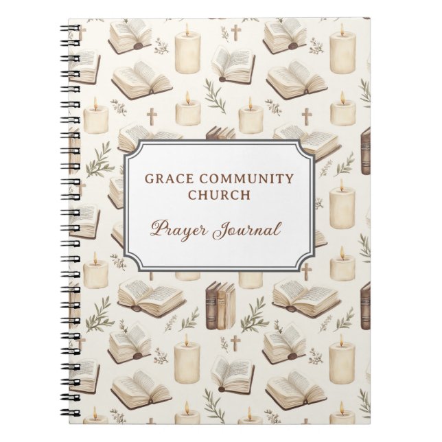 Journal de prière de l'Église personnalisée (Devant)