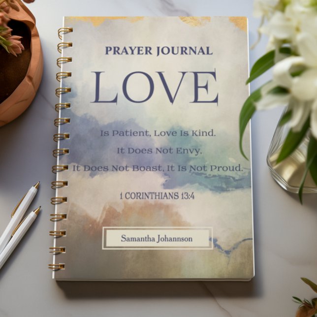 Journal de prière de verset biblique personnalisé (Créateur téléchargé)
