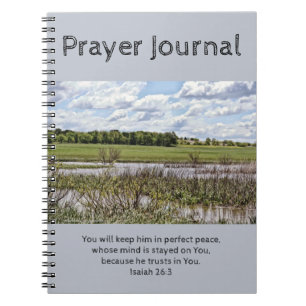 Journal de prière du paysage de rivière