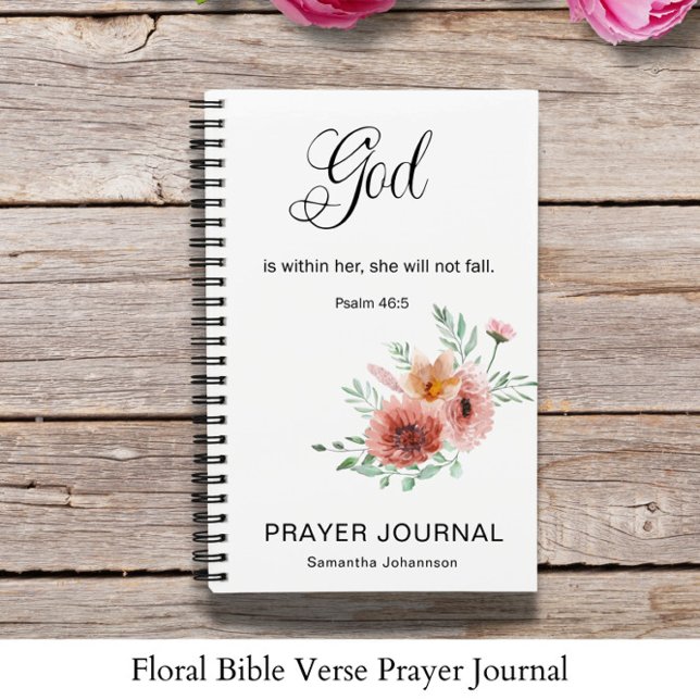 Journal de prière du versets de la Bible florale (Créateur téléchargé)
