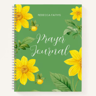 Journal de prière floral moderne