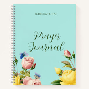 Journal de prière floral moderne