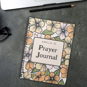 Journal de prière nom de fleur orange