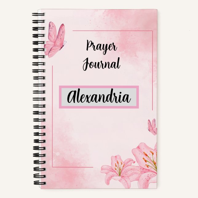 Journal de prière rose (Recto)