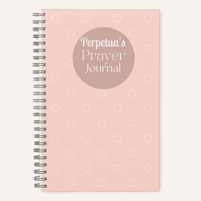 Journal de prières Dreamy (personnalisable) (Recto)