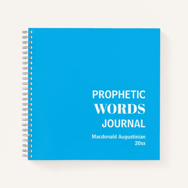 Journal de prières personnalisé (Devant)