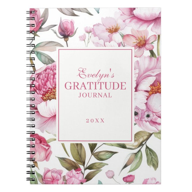 Journal de reconnaissance des fleurs roses (Devant)