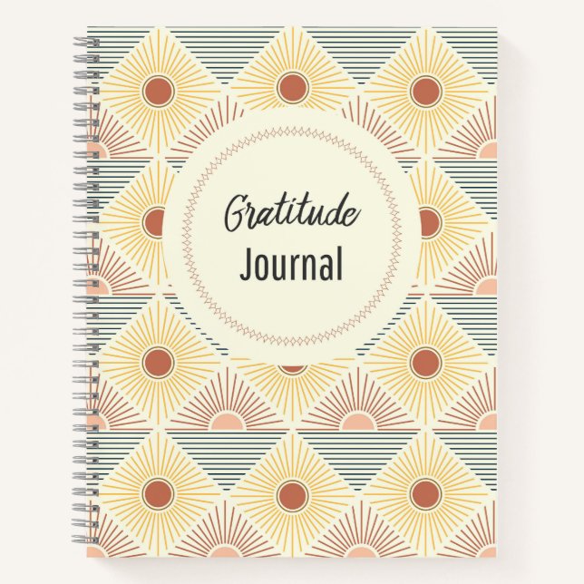Journal de reconnaissance du Motif Boho Sun (Devant)
