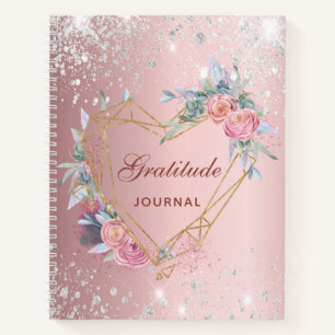 Journal de reconnaissance parties scintillant rose