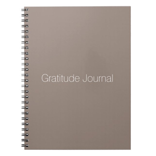 Journal de reconnaissance personnalisé minimaliste (Devant)