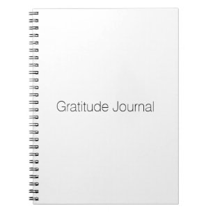 Journal de reconnaissance personnalisé noir minima