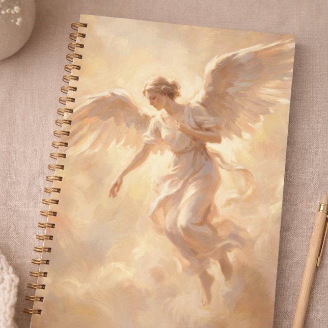 Journal de rédaction spirituel élégant d'ange (Créateur téléchargé)