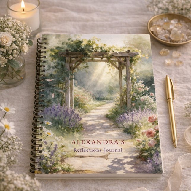 Journal de réflexions personnalisées Garden Path (Créateur téléchargé)