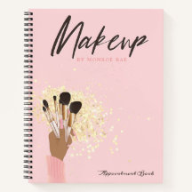 Journal de rendez-vous de l'artiste de maquillage 
