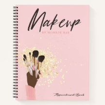 Journal de rendez-vous de l'artiste de maquillage 