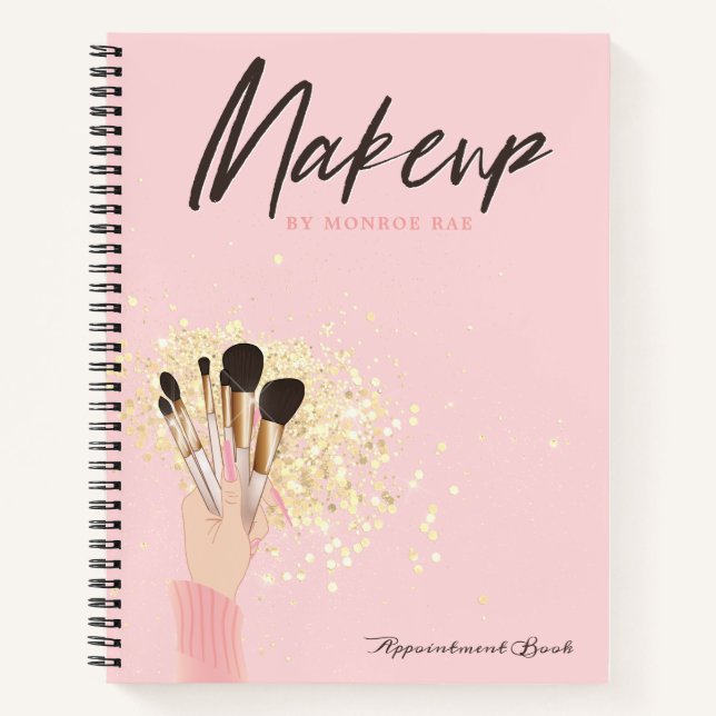 Journal de rendez-vous de l'artiste de maquillage  (Devant)