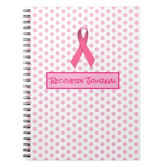 Journal de rétablissement du cancer à reliure spir (Devant)