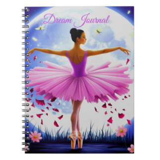 Journal de rêve de ballerine au clair de lune