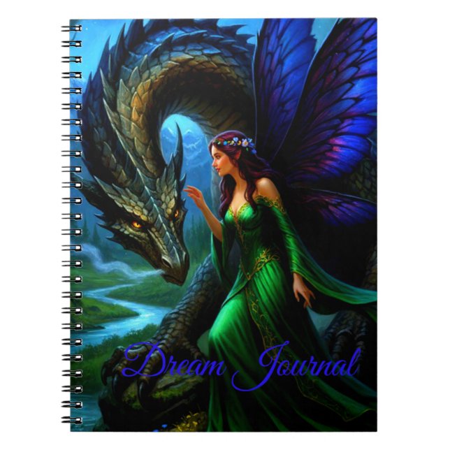 Journal de rêve de fée et de dragon (Devant)