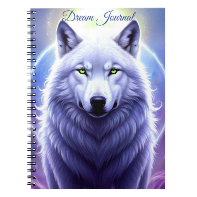 Journal de rêve du loup majestueux (Devant)