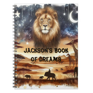 Journal de rêve Safari personnalisé