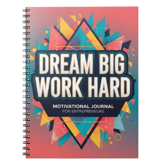 Journal de rêves ambitieux pour entrepreneurs (Devant)