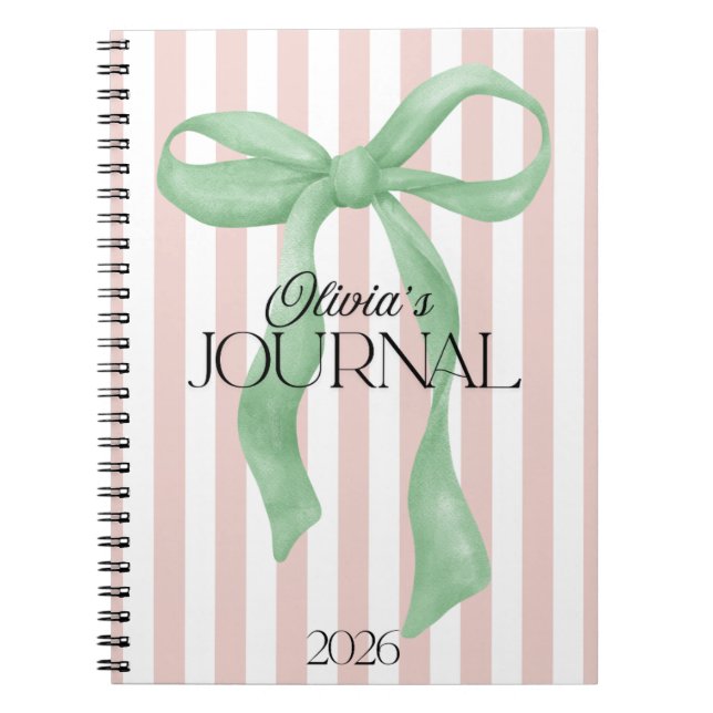Journal de ruban personnalisé (Devant)