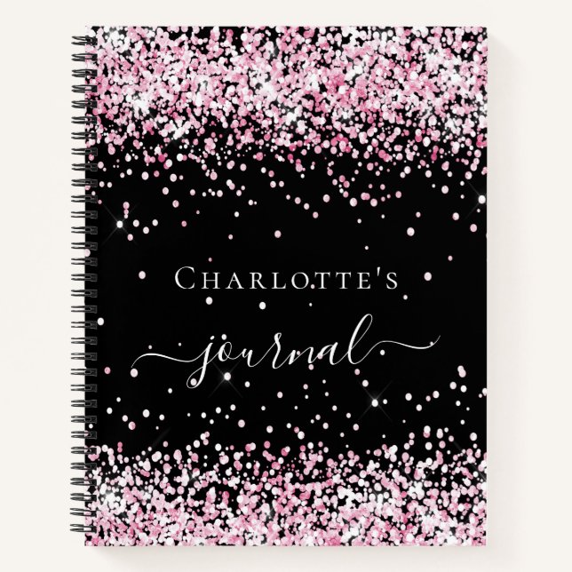 Journal de script de nom de parties scintillant ro (Devant)